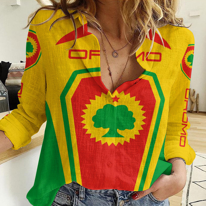 Africa Zone Clothing - Oromo Formula One Women's Casual Shirt A35