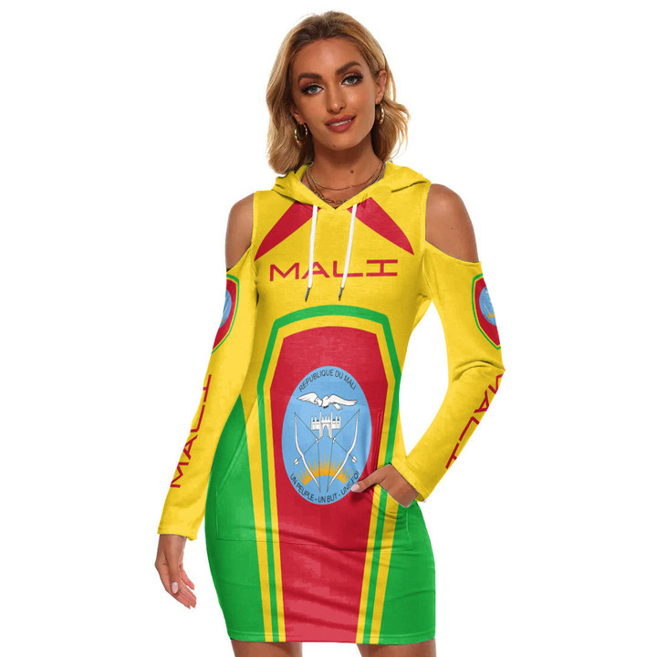 Africa Zone Clothing - Mali Formula One Women's Tight Dress A35