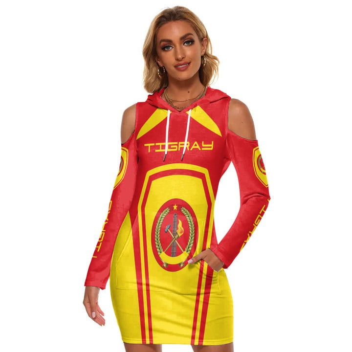 Africa Zone Clothing - Tigray Formula One Women's Tight Dress A35