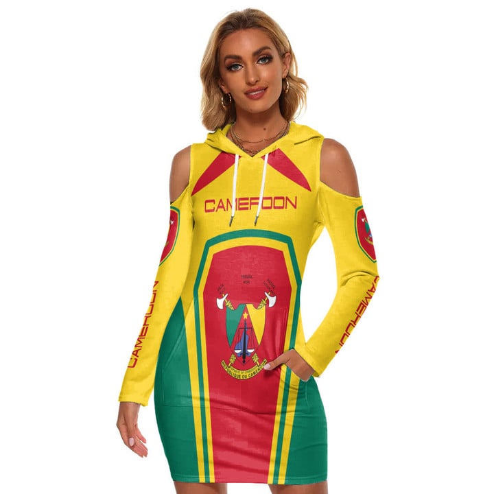 Africa Zone Clothing - Cameroon Formula One Women's Tight Dress A35