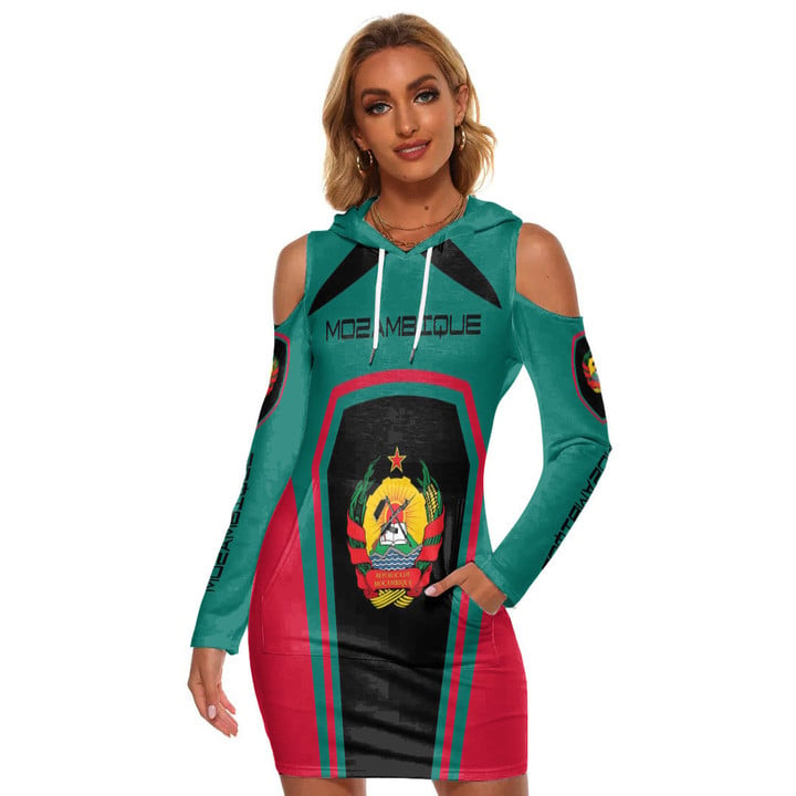 Africa Zone Clothing - Mozambique Formula One Women's Tight Dress A35