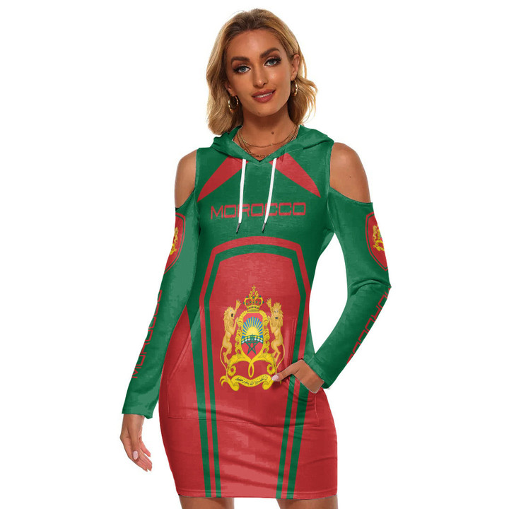 Africa Zone Clothing - Morocco Formula One Women's Tight Dress A35