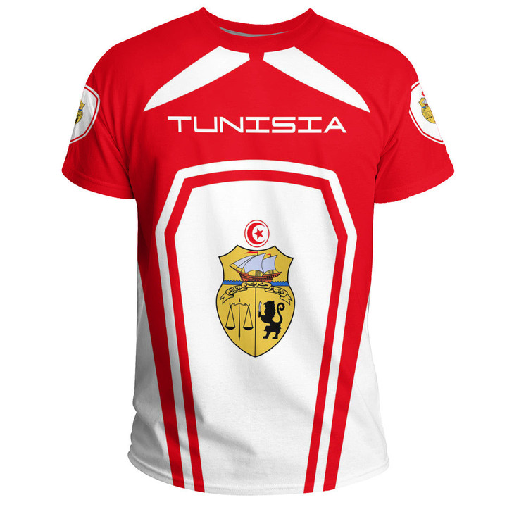 Africa Zone Clothing - Tunisia Formula One T-shirt A35