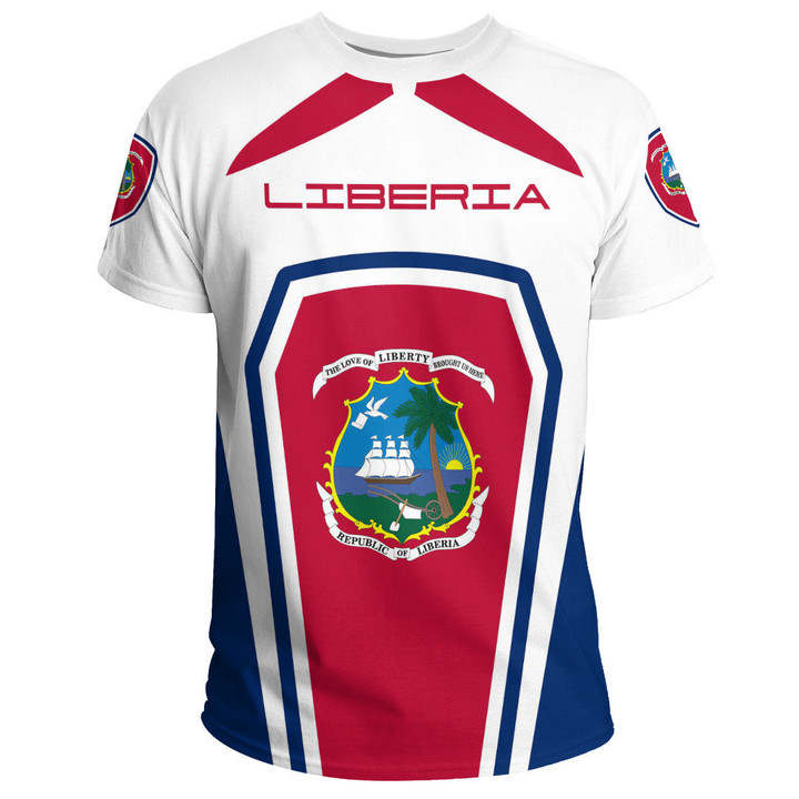 Africa Zone Clothing - Liberia Formula One T-shirt A35