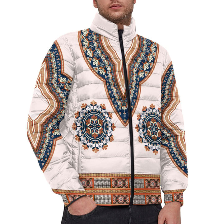 Africa Zone Clothing - Africa Dashiki Neck - Padded Jacket A95 | Africa Zone