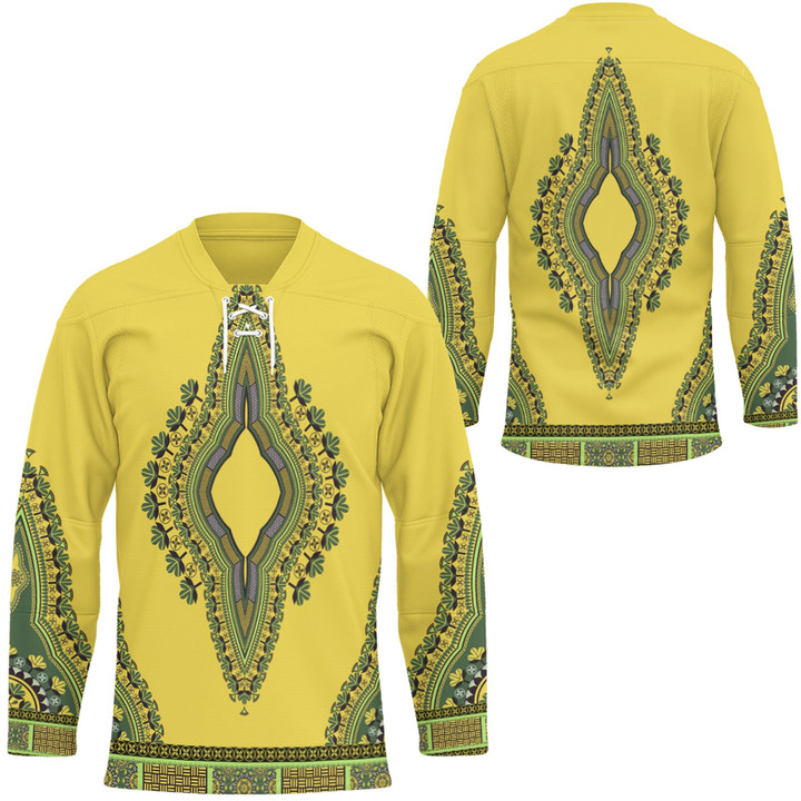 Africa Zone Clothing - Africa Neck Dashiki - Hockey Jersey A95 | Africa Zone