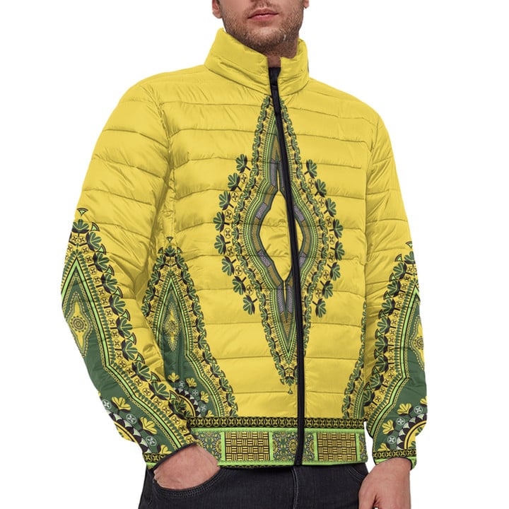Africa Zone Clothing - Africa Neck Dashiki - Padded Jacket A95 | Africa Zone