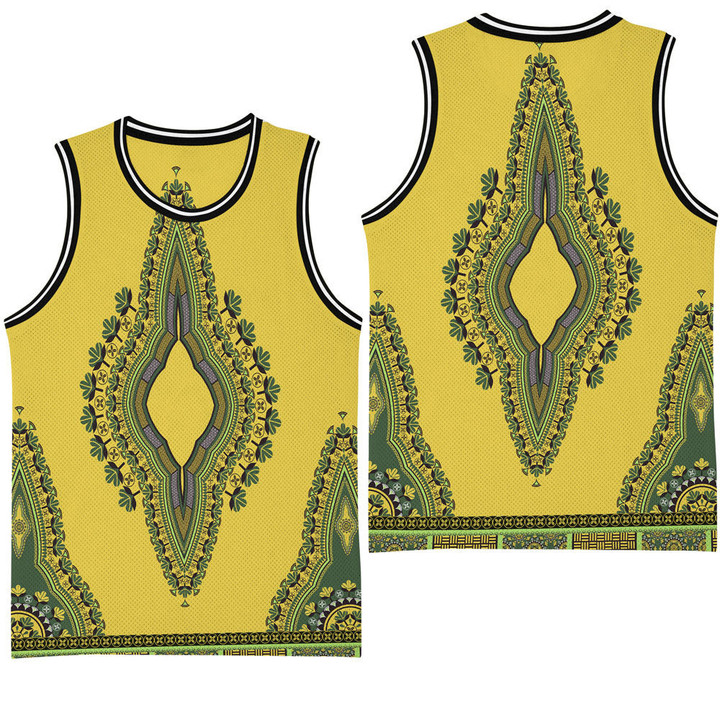 Africa Zone Clothing - Africa Neck Dashiki - Basketball Jersey A95 | Africa Zone