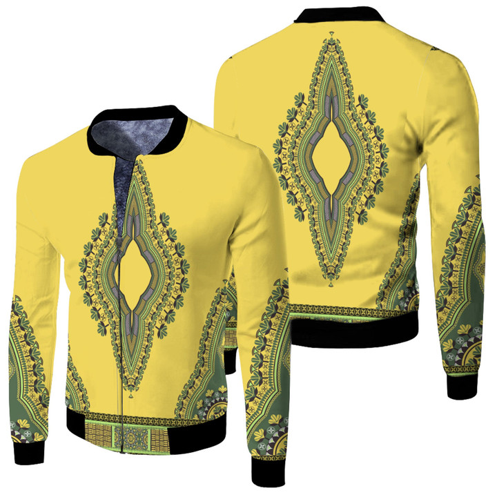 Africa Zone Clothing - Africa Neck Dashiki - Fleece Winter Jacket A95 | Africa Zone