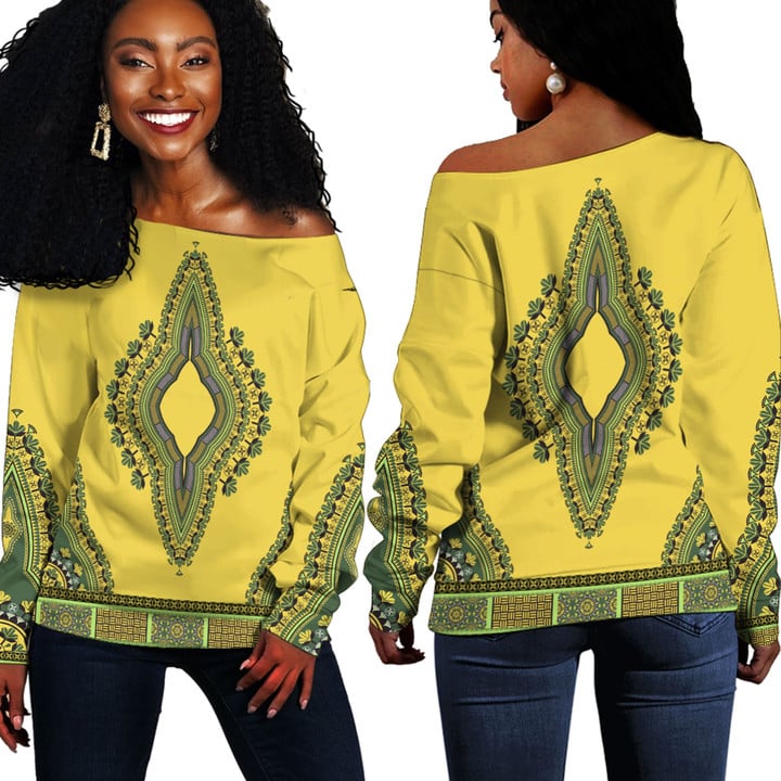 Africa Zone Clothing - Africa Neck Dashiki - Off Shoulder Sweaters A95 | Africa Zone