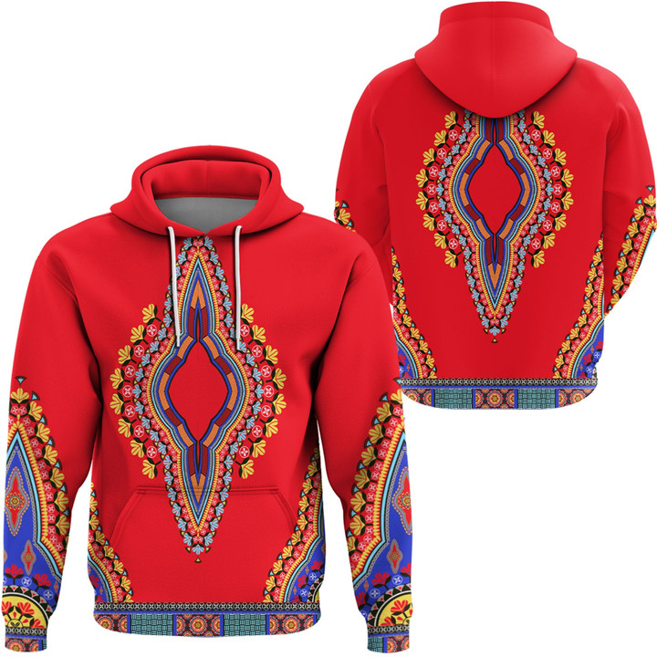 Africa Zone Clothing - Neck Dashiki Africa - Hoodie A95 | Africa Zone