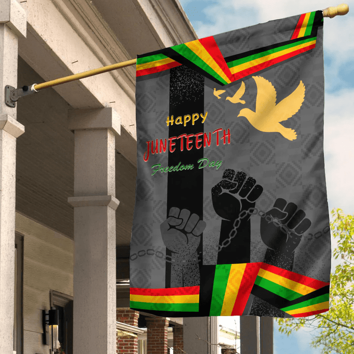 Africa Zone Flag - Juneteenth Flag Hand Flag A95