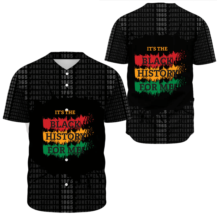 Africa Zone Clothing - It's The Black Lives Matter Baseball Jerseys A31