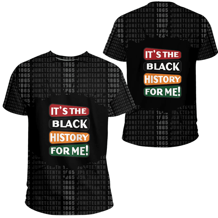 Africa Zone Clothing - It's The Black History For Me T-shirt A31