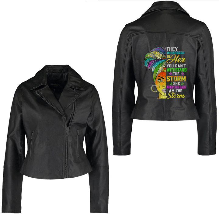 Africa Zone Clothing - Locs Queen It Is The Locs For Black Woman Juneteenth Women's Leather Jacket A35
