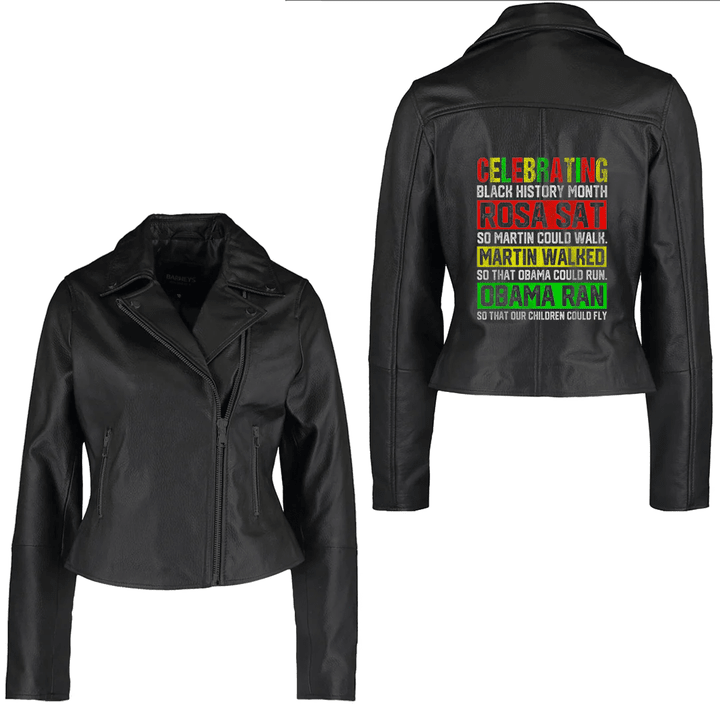Africa Zone Clothing - Juneteenth Vibes Only Women's Leather Jacket A35