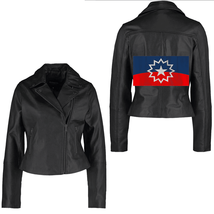 Africa Zone Clothing - Black Girl Magic, Black Women, God Blesses Me, Mother's Day Women's Leather Jacket A35