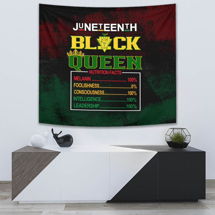 Africa Zone Tapestry - Chi Eta Phi Nutrition Facts Juneteenth Tapestry A31