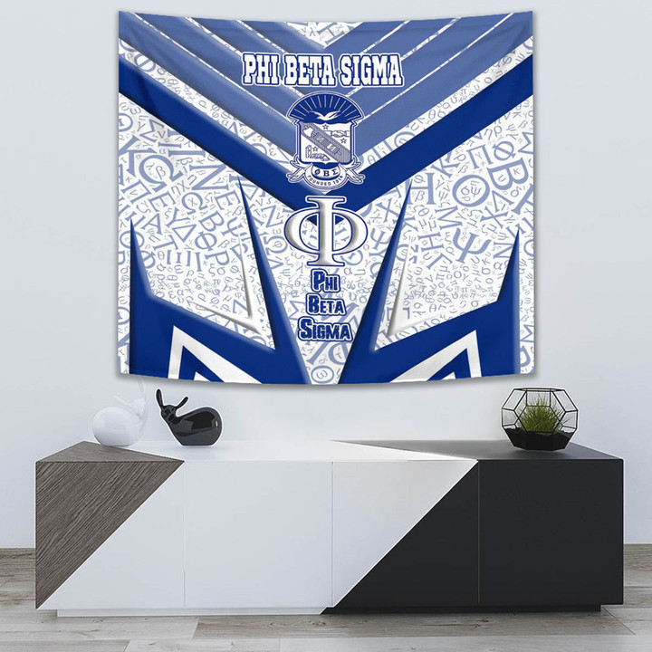 Africa Zone Tapestry - Phi Beta Sigma Sporty Style Tapestry A35