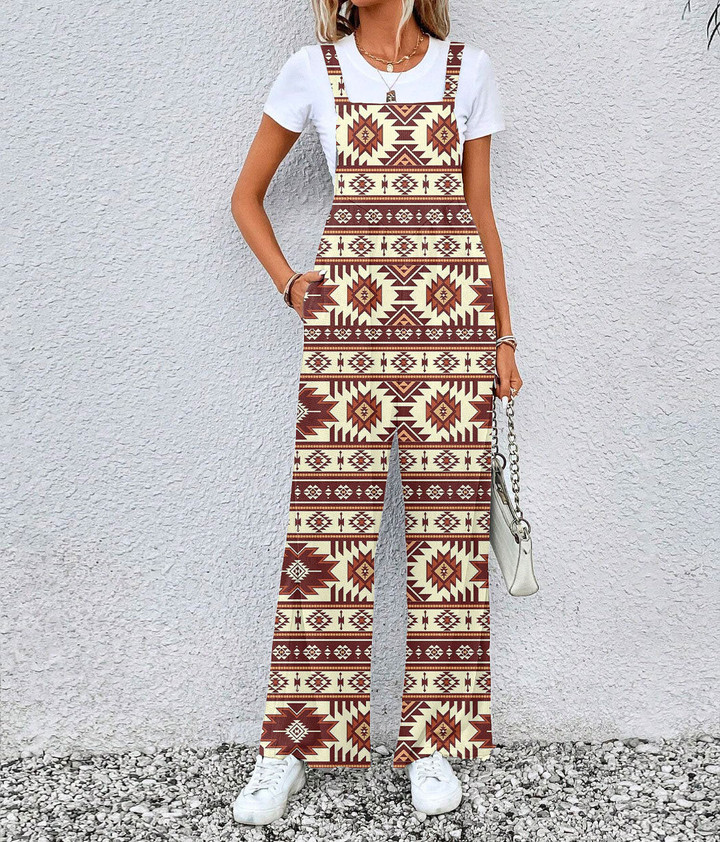 Women's Jumpsuit - Native Pattern American Tribal Indian Best Gift For Women - Gifts She'll Love A7 | Africazone