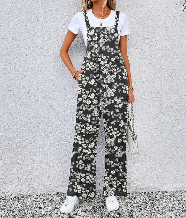 Women's Jumpsuit - Vintage Floral Simple and Delicate Best Gift For Women - Gifts She'll Love A7 | Africazone