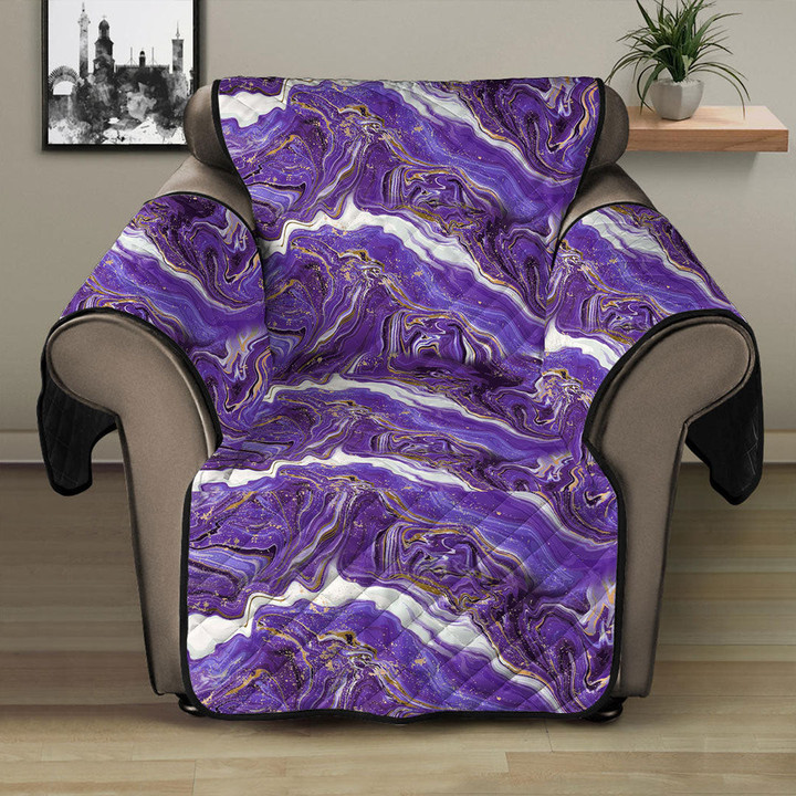 Sofa Protector - Alluring Purple Marble Sofa Protector Handcrafted to the Highest Quality Standards A7 | Africazone
