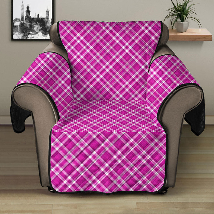 Sofa Protector - Girly Pink Tartan Plaid Sofa Protector Handcrafted to the Highest Quality Standards A7 | Africazone