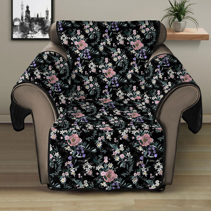 Sofa Protector - Trendy Bright Floral Pattern In The Many Kind Of Flowers Sofa Protector Handcrafted to the Highest Quality Standards A7 | Africazone
