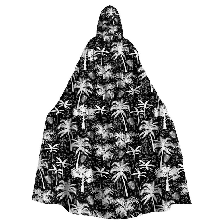 Cloak - Beautiful Coconut Palm Trees Unisex Microfiber Hooded Cloak A7 | Africazone