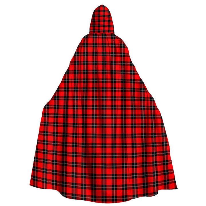 Cloak - Girly Red Tartan Unisex Microfiber Hooded Cloak A7 | Africazone