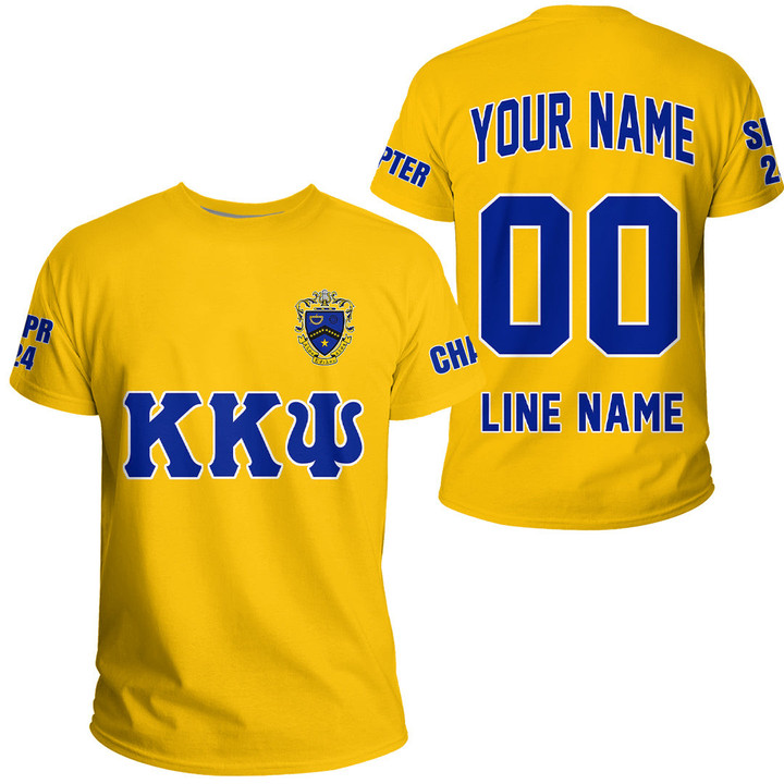 Getteestore T-shirt - (Custom) KKPsi Band Fraternity (Yellow) Letters A31