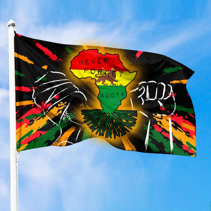 Ethiopia Premium Flag Black History Month - Never Forget Your Roots A7 | Africazone