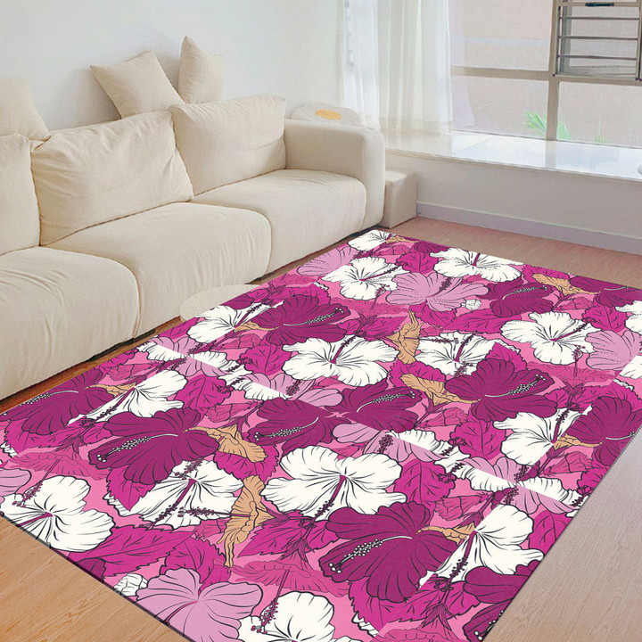 Floor Mat - Multicolored Floral Seamless Pattern Foldable Rectangular Thickened Floor Mat A7 | Africazone