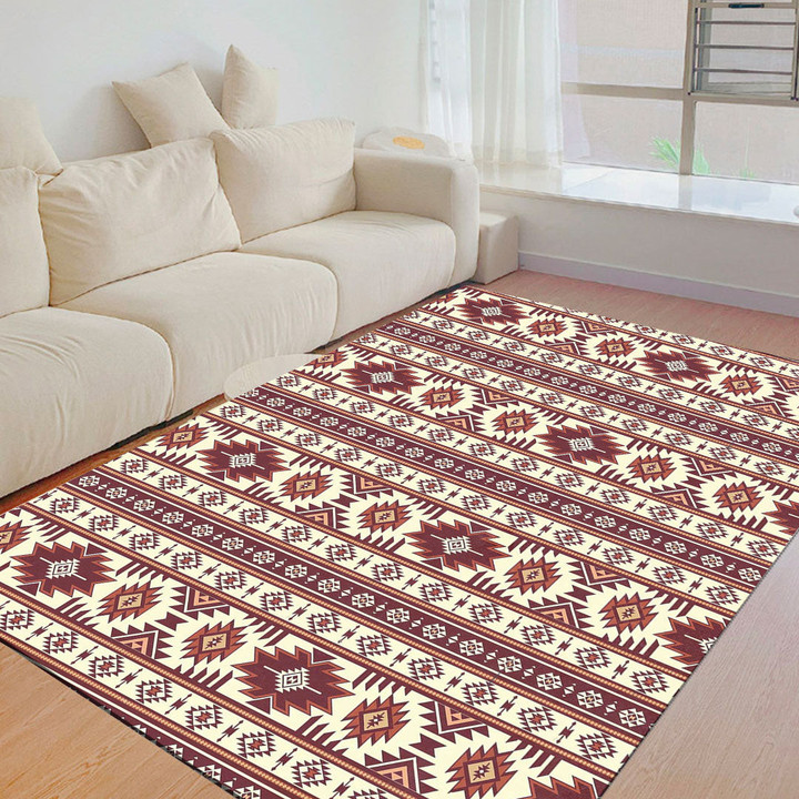 Floor Mat - Native Pattern American Tribal Indian Foldable Rectangular Thickened Floor Mat A7 | Africazone