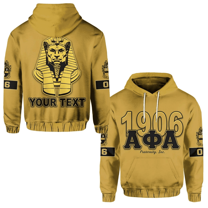 (Custom) Africa Zone Hoodie -  Alpha Phi Alpha 1906 Pullover A31
