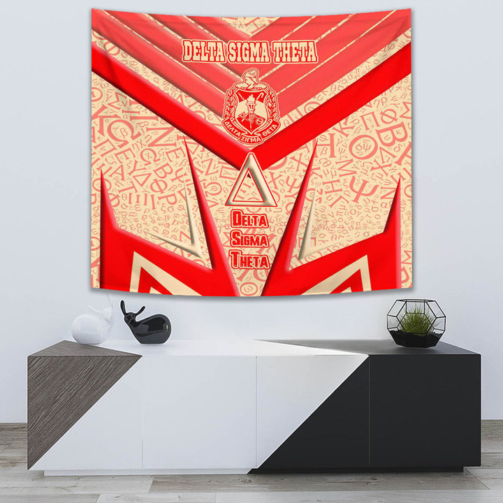Africa Zone Tapestry - Delta Sigma Theta Sporty Style Tapestry A35
