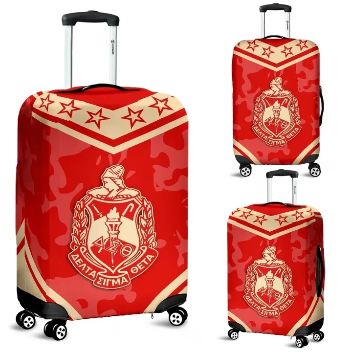 Delta Sigma Theta Camouflage Travel Luggage Cover J09