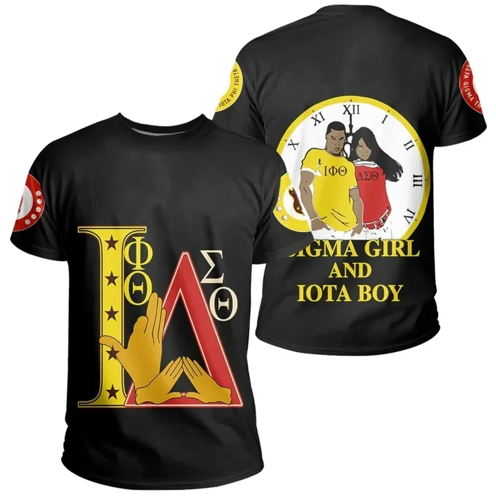 Iota Phi Theta Delta Sigma Theta Black T-Shirt J09