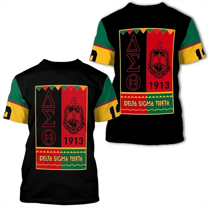 GetteeStore T-Shirt - Delta Sigma Theta Black History Month T-Shirt J09
