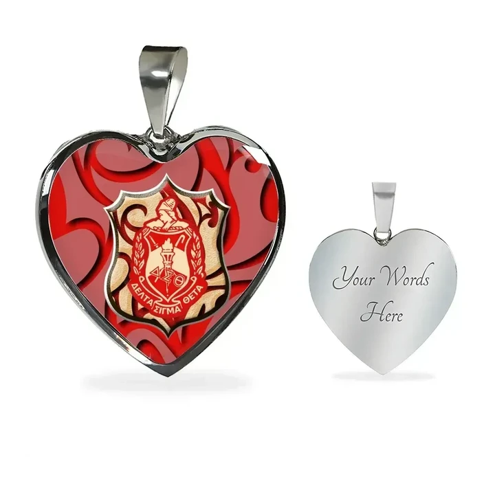 Delta Sigma Theta 1913 Luxury Necklace Heart