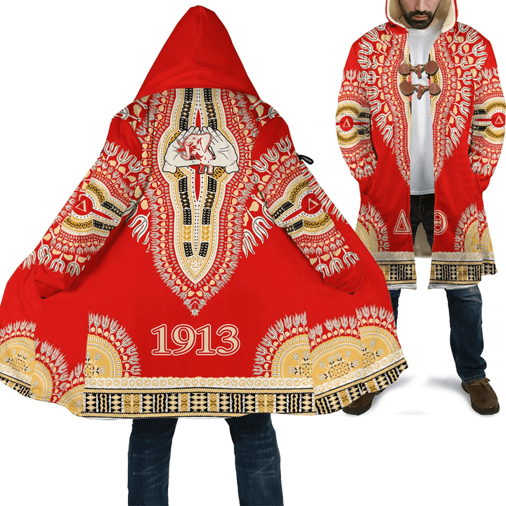 Delta Sigma Theta Dashiki Hooded Coat |Getteestore.com