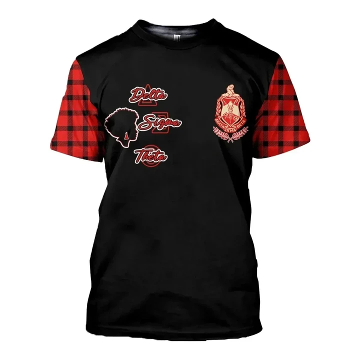 GetteeStore T-shirt - Pearls Elephant Woman Delta Sigma Theta T-shirt J5