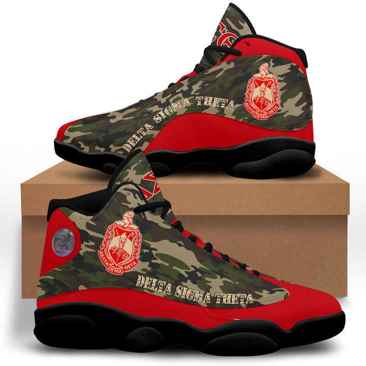 Africa Zone Shoe - Delta Sigma Theta Camouflage Sneakers J.13 A311