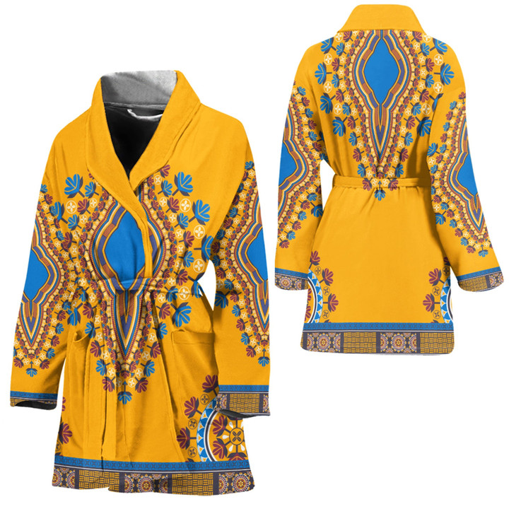 Africa Zone Clothing - Neck Africa Dashiki - Bath Robe A95