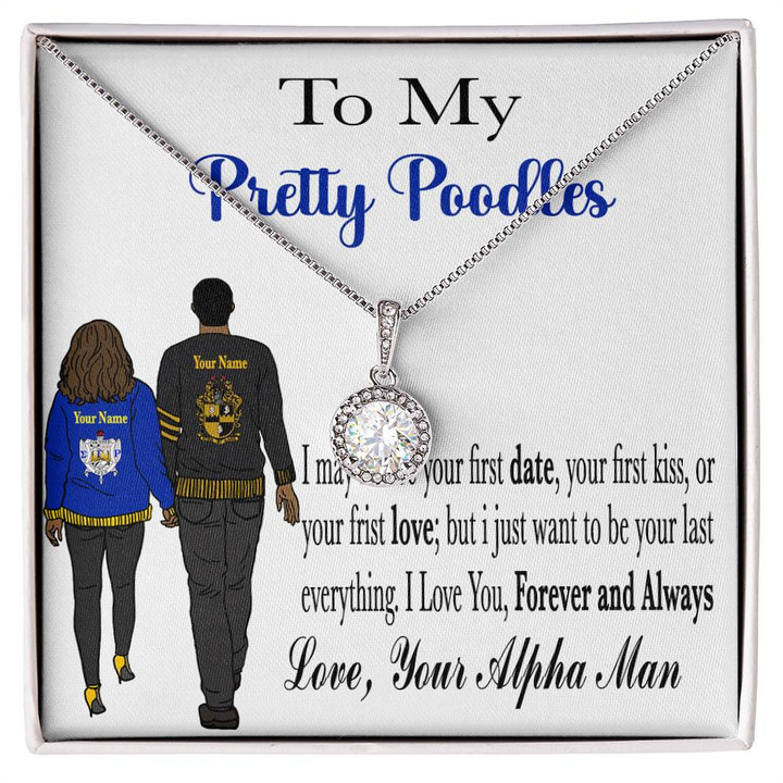 Africa Zone Personalized Jewelry Valentine Gift - Alpha Phi Alpha Gift For Sigma Gamma Rho Eternal Hope Necklace A31