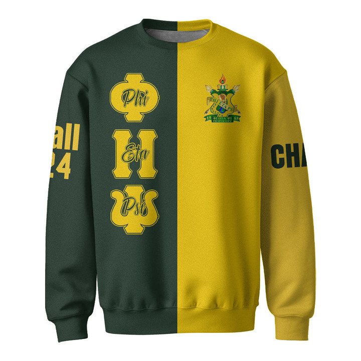 Africa Zone Sweatshirts - Phi Eta Psi Fraternity Half Style A31