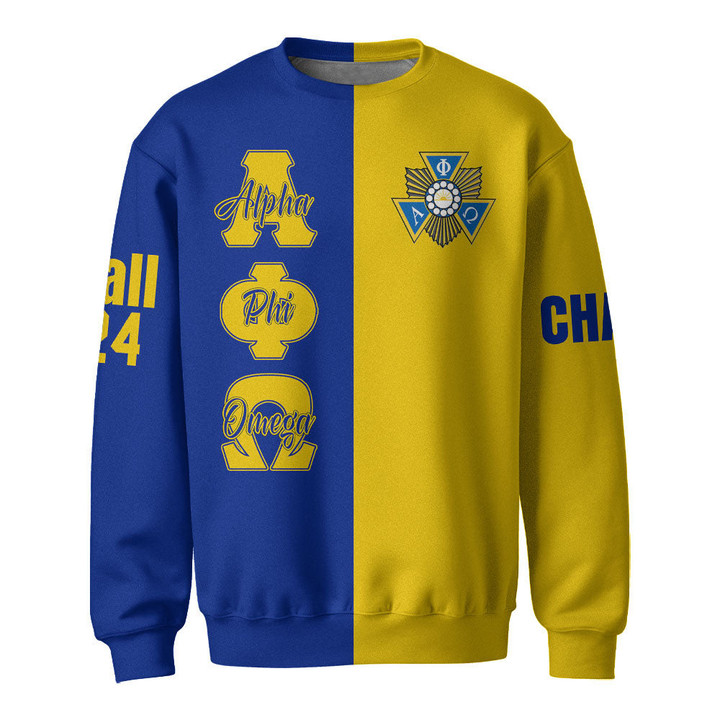Africa Zone Sweatshirts - Alpha Phi Omega Half Style A31