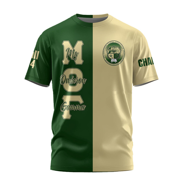 Africa Zone T-shirt - Mu Omicron Gamma Christian Fraternity Half Style A31