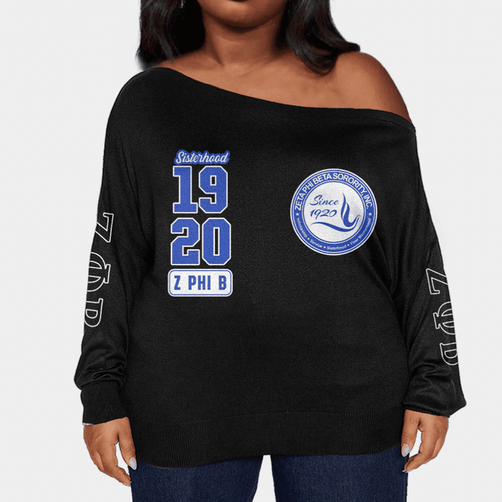 Z Phi B 1920 Offshoulder Sweaters Oversize A31