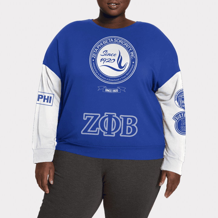 My Zeta Phi Beta Sorority Sweatshirt Oversize A31